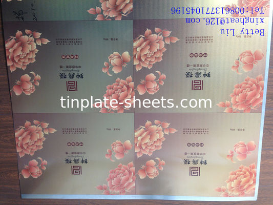 T2.5 T3 T4 T5 DR7 DR8 DR9 Печатная оловянная плитка EN10202 Стандарт 2.0/2.0 1.1/2.8 Для пищевых консервов