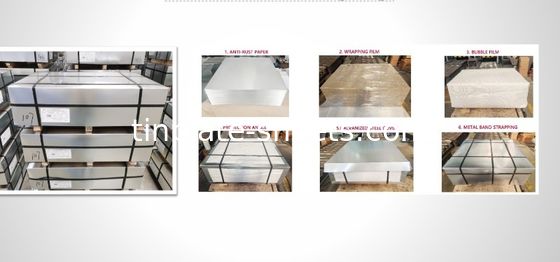 JIS G3303 EN10202 ASTM624 Стандартизированные листы из оловянной плиты для химических и пищевых банок