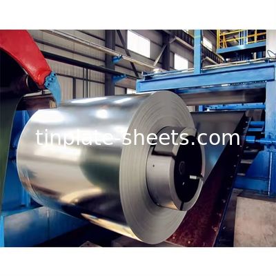 BA Аннелинг MR Prime Tin Plate Coil с прочностью в 260-580MPa T3 T4 T5