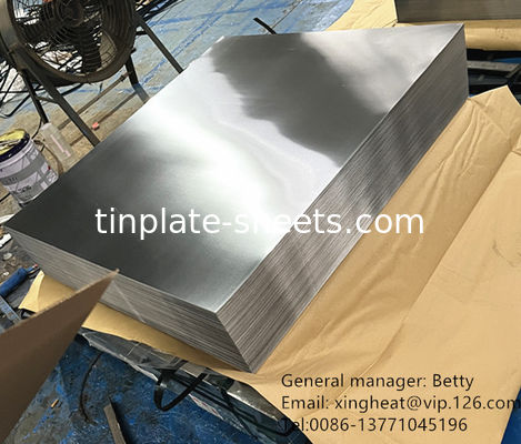 DIN GB JIS Standard TFS Sheet Electroplated Chromium Plate Stone Finished T3 (Электропланированная хромированная плитка)