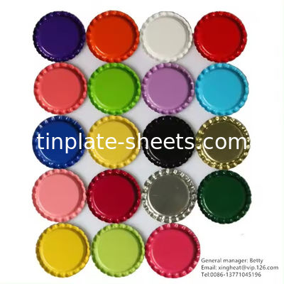 Rohs Matt Surface Finished Printed Tin Free Steel Используется для производства короновых колпаков