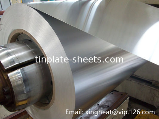 Customizable Tinplate Coil 25 Metric Tons MOQ Bright/Stone/Silver/Matt Finish JIS G3303/EN10202/ASTM624 Standard MR and SPCC Material