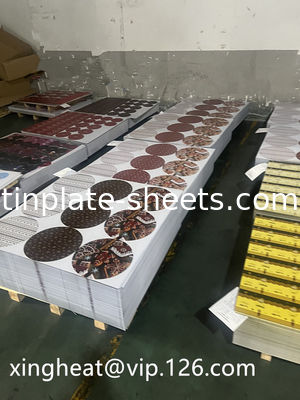 Customizable Tinplate Coil 25 Metric Tons MOQ Bright/Stone/Silver/Matt Finish JIS G3303/EN10202/ASTM624 Standard MR and SPCC Material