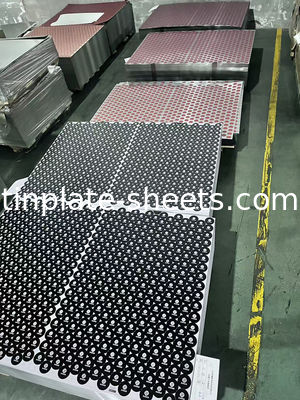 JIS G3303 EN10202 ASTM624 Standard Tinplate Sheets for Metal Packaging