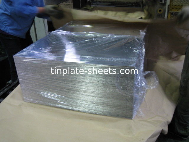 Листы из оловянной стали для упаковочных банок JIS G3303 Стандарт T4 T3 DR8 STONE FINISH Электролитические листы из оловянной стали