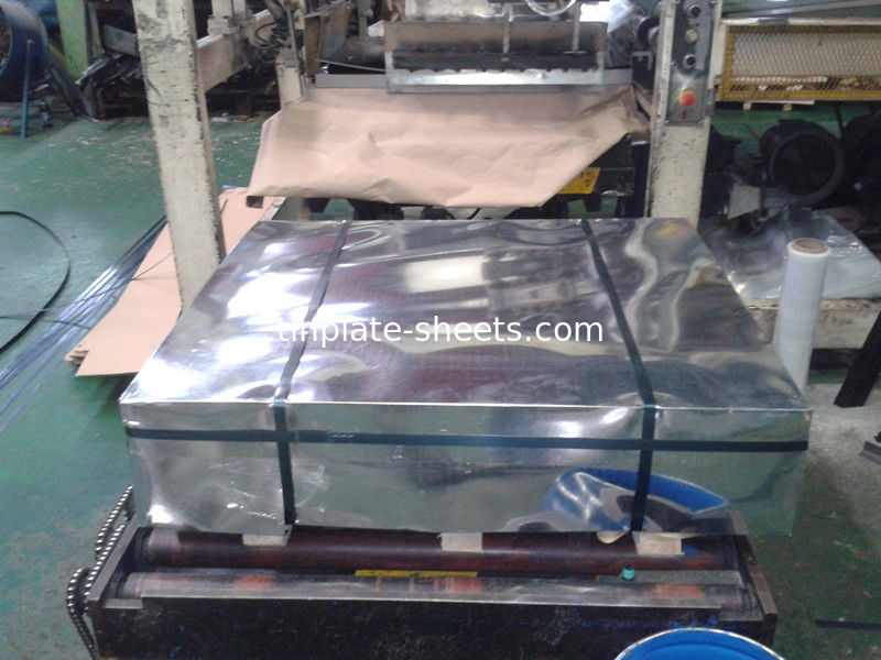 Тинистые листы для упаковочных банок JIS G3303 Стандарт T4 T5 DR8 2.8/2.8 STONE FINISH Электролитические тинистые листы