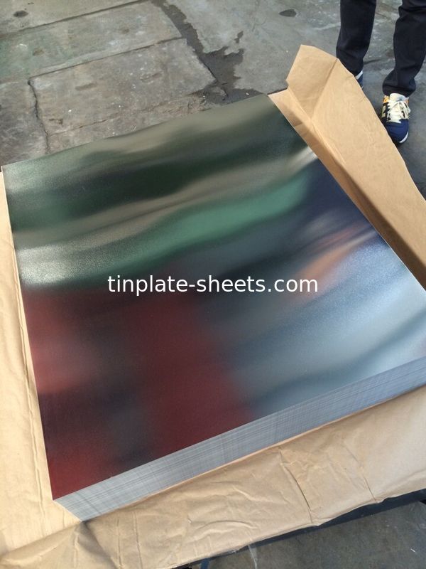 Тинистые листы Опаковка Консервы химические банки JIS G3303 Стандарт T4 T5 DR8 STONE FINISH Электролитические тинистые листы