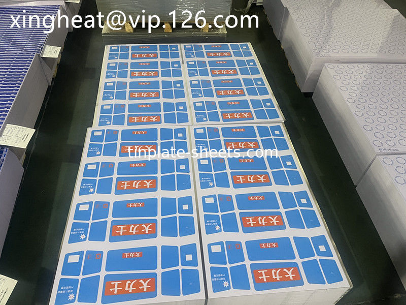 Коррозионностойкая оловянная плитка для упаковки пищевых продуктов и напитков MR/SPCC 0,15-0,49 мм Толщина печатной оловянной плиты