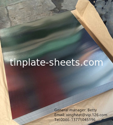 MR and SPCC Material Tin Free Steel Strip Bright Finish Surface T2-T5 Temper Suitable for Ordinary Cans