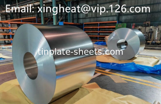 высококачественный 4MT до 8MT Тинистый катушек листов Mill Manufacturer Stone Silver Bright Finish T3 T4 T5 T2.5 DR8